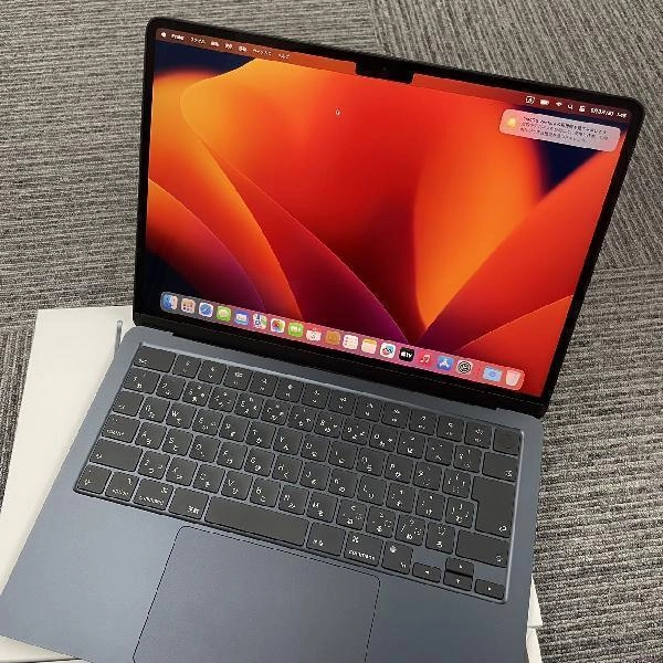 MacBook Air M2 2022 256GB MLY33J/A 新品同様 ミッドナイト