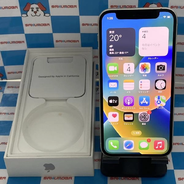 iPhone12 mini Apple版SIMフリー 64GB MGA63J/A A2398 極美品 ホワイト