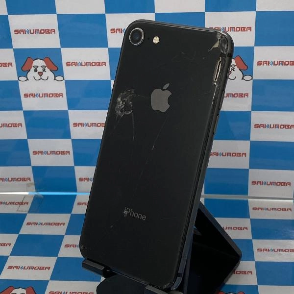 iPhone8 SoftBank版SIMフリー 256GB NQ842J/A A1906 背面割れ ジャンク品 スペースグレイ