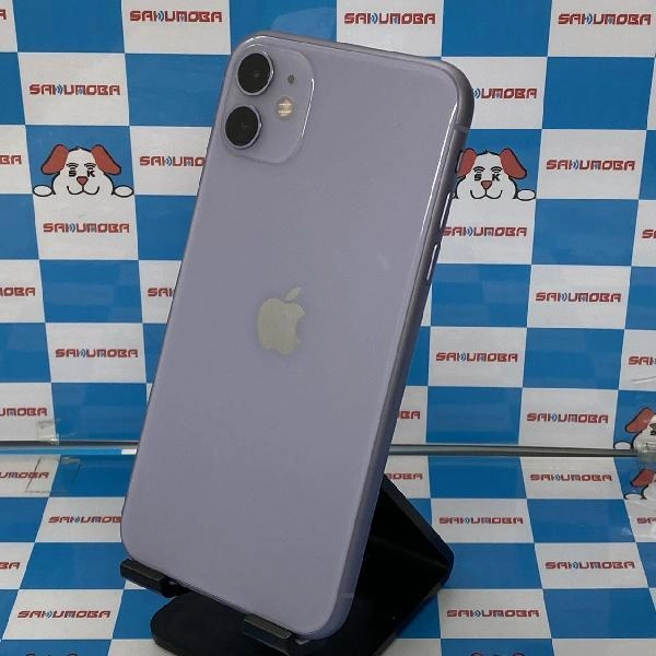 iPhone11 au版SIMフリー 64GB MWLX2J/A A2221 極美品 パープル