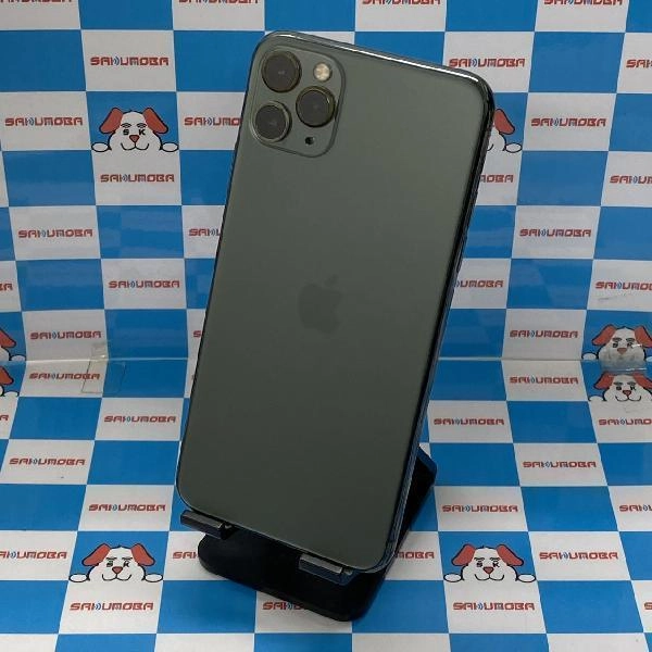 iPhone11 Pro Max au版SIMフリー 256GB MWHM2J/A A2218 ジャンク品 ミッドナイトグリーン