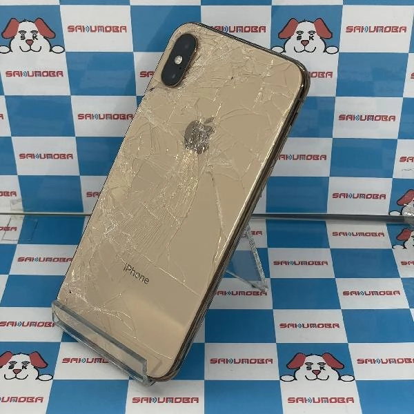 iPhoneXS au 128GB 全体割れ ジャンク品