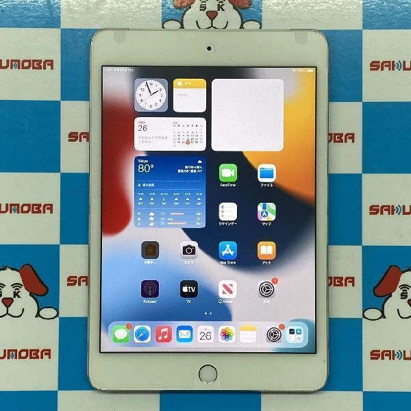 iPad mini 第4世代 SoftBank版SIMフリー 64GB MK732J/A A1550 美品 シルバー