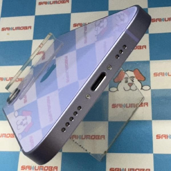 iPhone12 楽天モバイル版SIMフリー 128GB MJNJ3J/A A2402 極美品 パープル