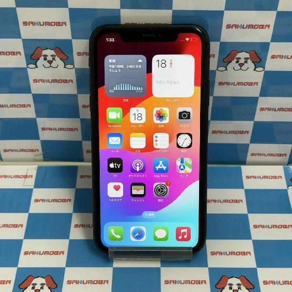 iPhone11 Apple版SIMフリー 128GB MWM02J/A A2221 ジャンク品 ブラック