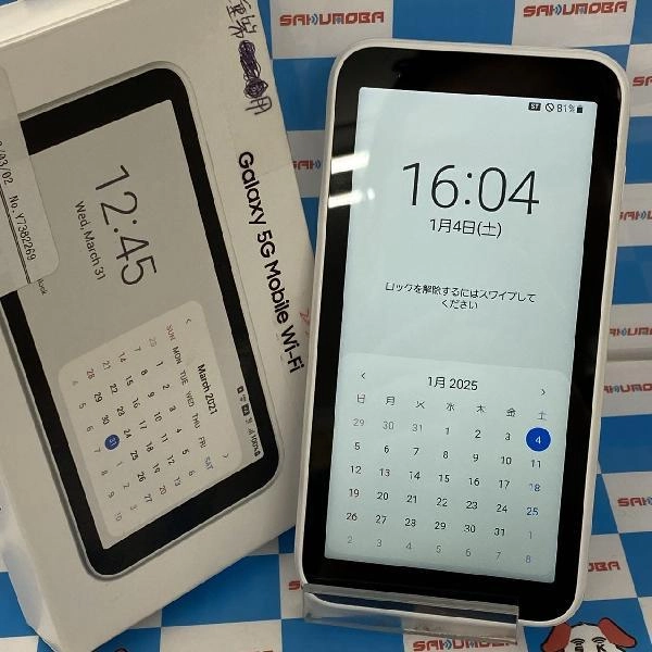 Galaxy 5G Mobile Wi-Fi SCR01 au  極美品 ホワイト