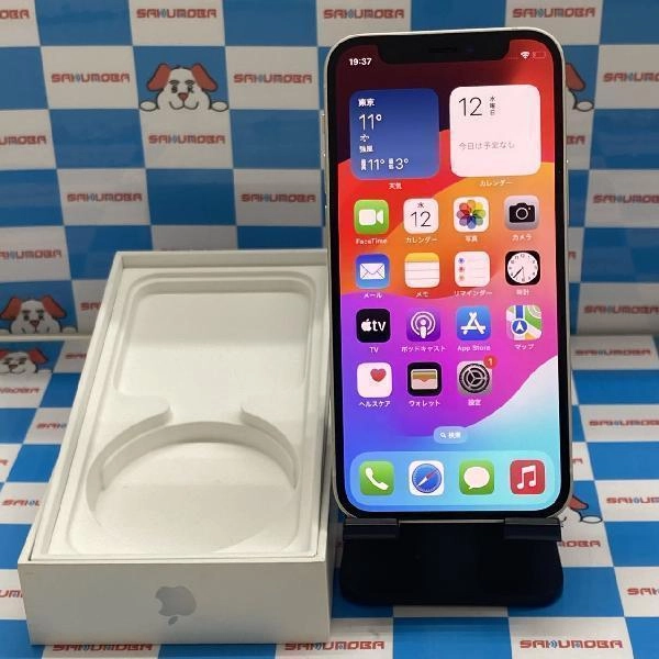 iPhone12 mini au版SIMフリー 64GB MGA63J/A A2398 美品 ホワイト