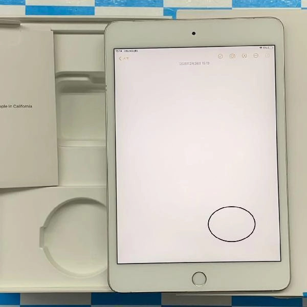 iPad mini 第5世代 au版SIMフリー 256GB MUXD2J/A A2124 訳あり品 シルバー
