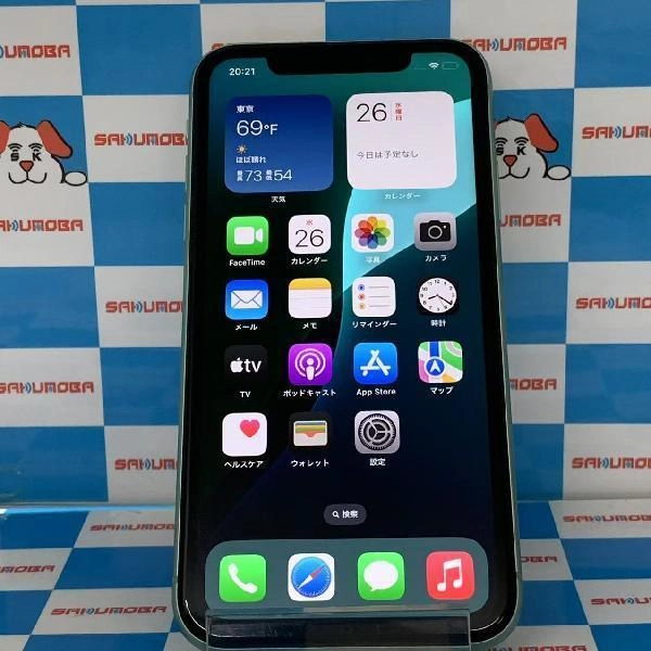 iPhone11 docomo版SIMフリー 128GB NWM62J/A A2221 ジャンク品 グリーン