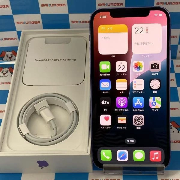 iPhone12 SoftBank版SIMフリー 128GB MJNJ3J/A A2402 新品同様 パープル