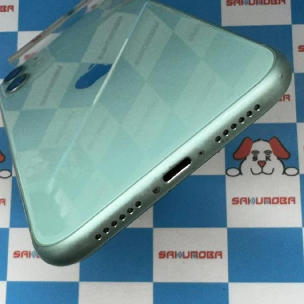 iPhone11 au版SIMフリー 128GB MWM62J/A A2221 ジャンク品 グリーン