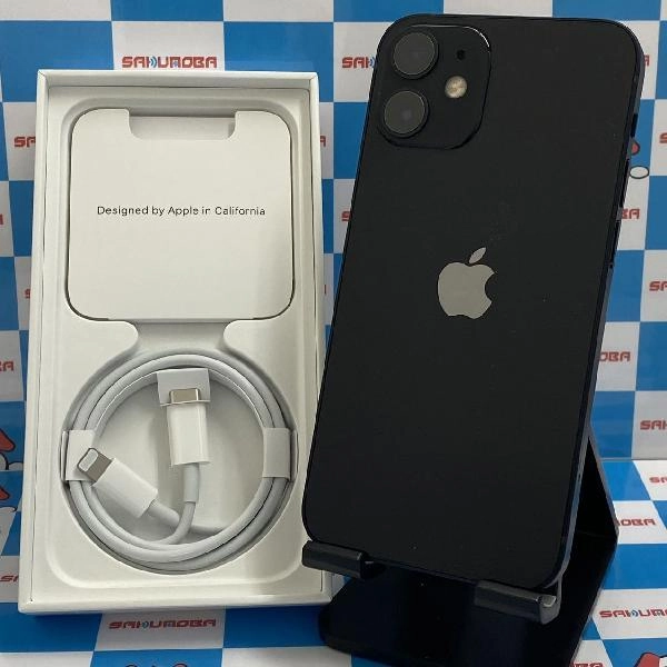iPhone12 mini au版SIMフリー 64GB MGA03J/A A2398 新品同様品 ブラック