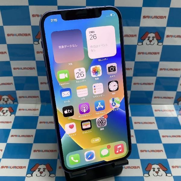 iPhone12 SoftBank版SIMフリー 64GB MJNH3J/A A2402 美品 パープル