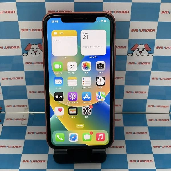 iPhoneXR au版SIMフリー 64GB MT0A2J/A A2106 極美品