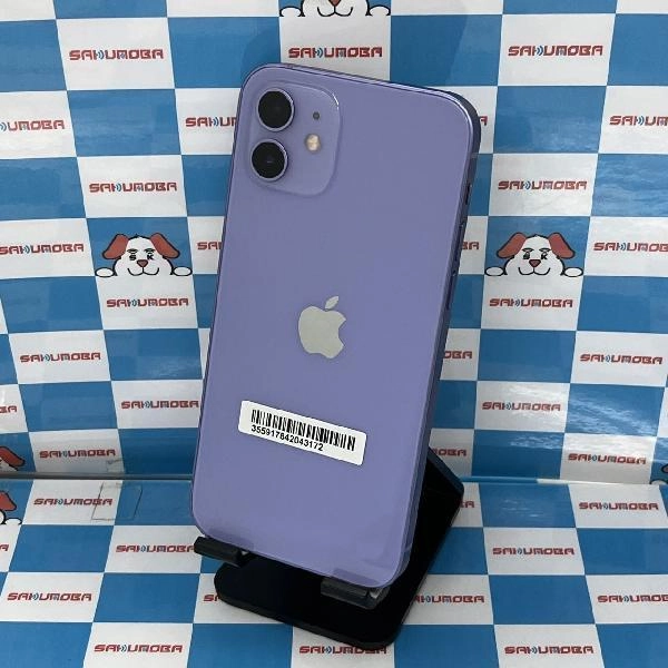 iPhone12 au版SIMフリー 64GB MJNH3J/A A2402 極美品 パープル