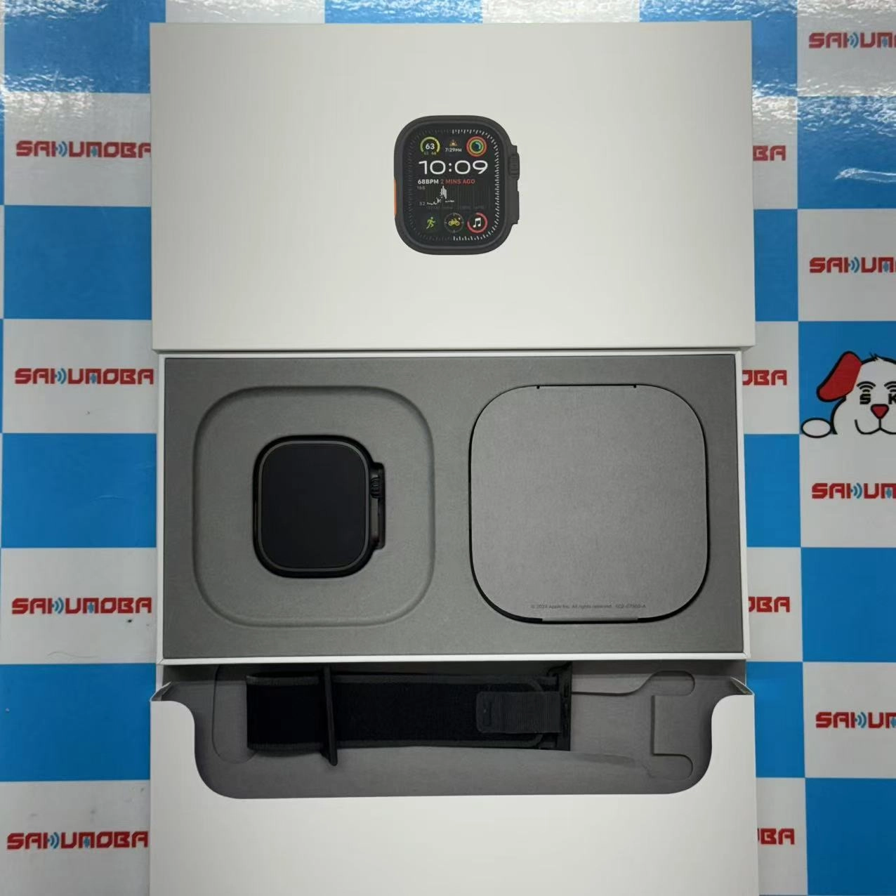 Apple Watch Ultra2 49mm GPS+Cellularモデル 64GB ブラック MX4U3J/A SoftBank 新品同様