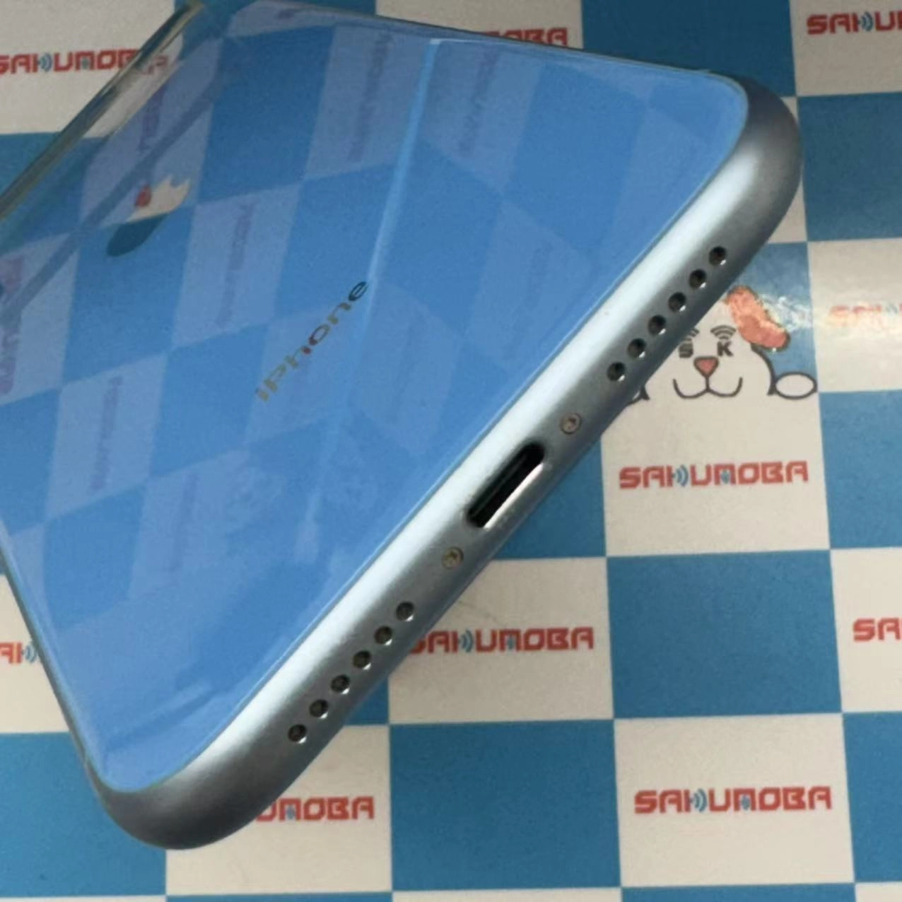 iPhoneXR 64GB ブルー MT0E2J/A docomo版SIMフリー 訳あり品