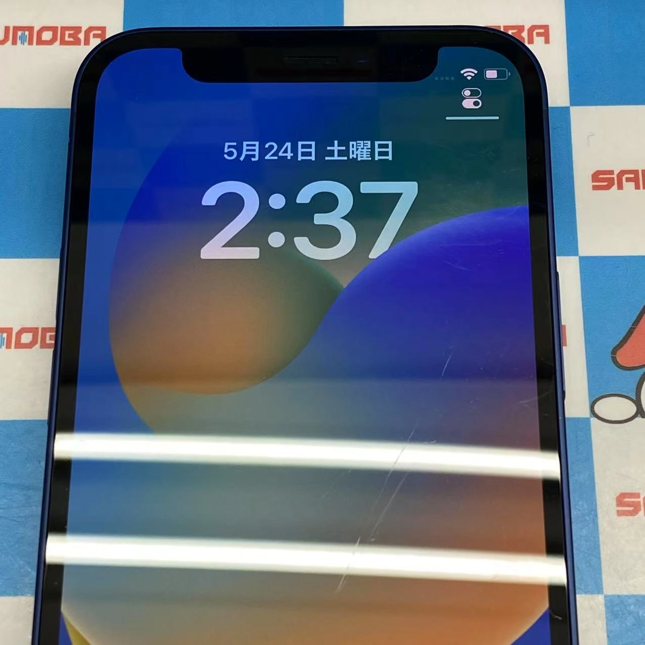 iPhone12 mini 64GB ブルー 3H478J/A SoftBank 訳あり品