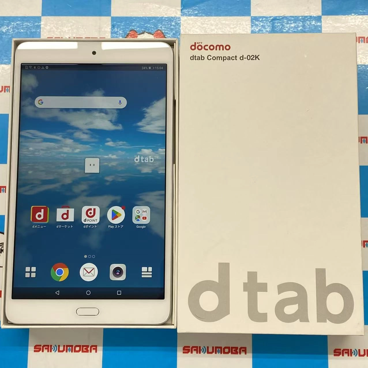dtab Compact d-02K 32GB Silver docomo版SIMフリー