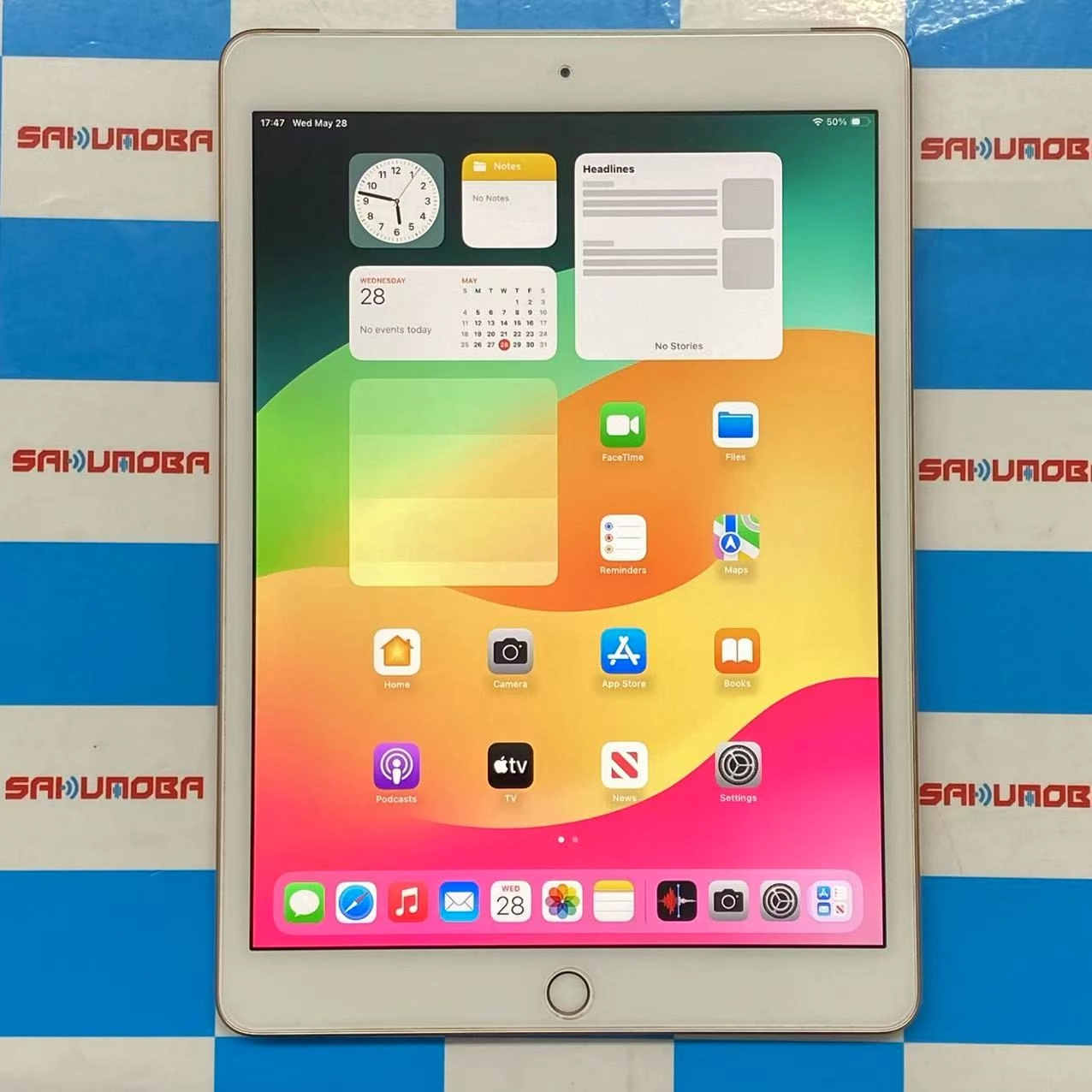iPad 第7世代 Wi-Fi+Cellularモデル 32GB ゴールド MW6D2J/A SIMロック解除済 SoftBank 美品