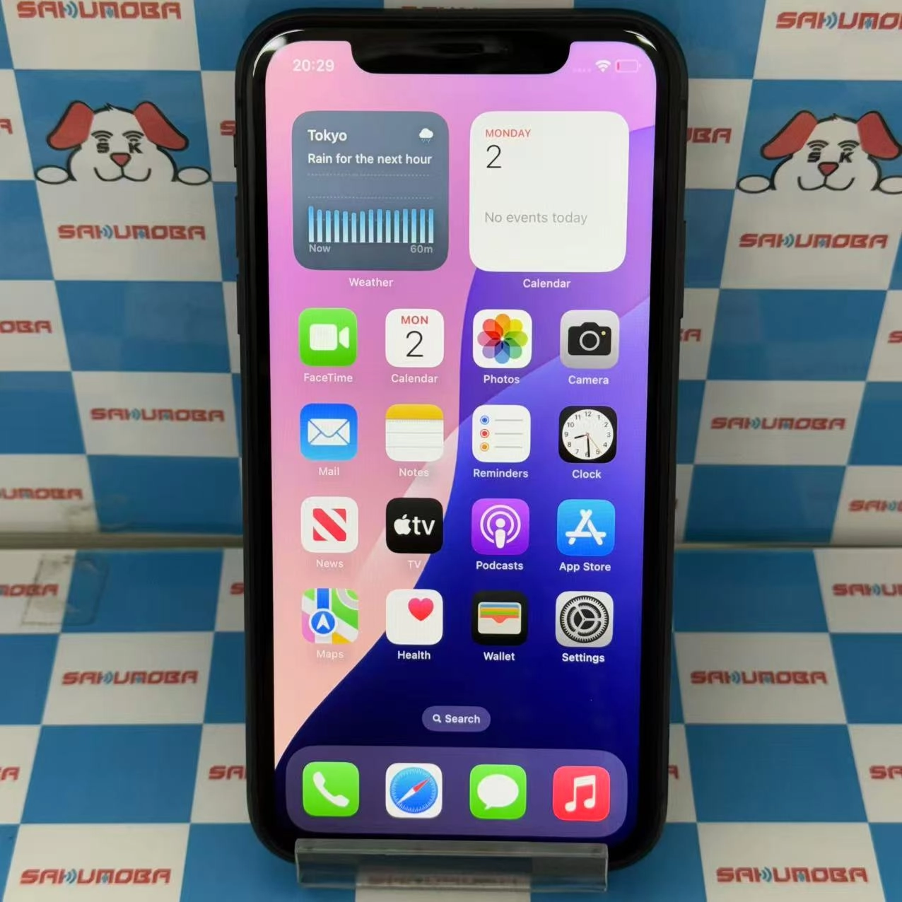 iPhone11 128GB ブラック MWM02J/A SIMロック解除済 au ジャンク品