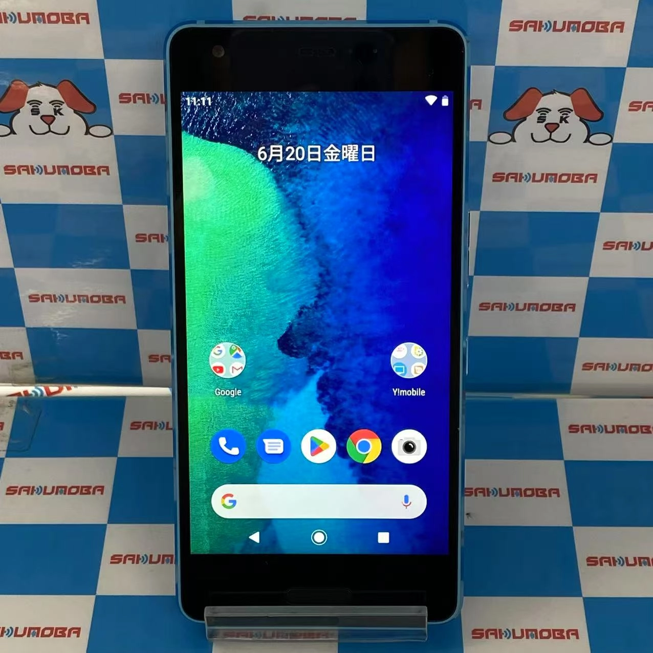 Android One X3 32GB ブルー X3-KC SoftBank版SIMフリー 美品