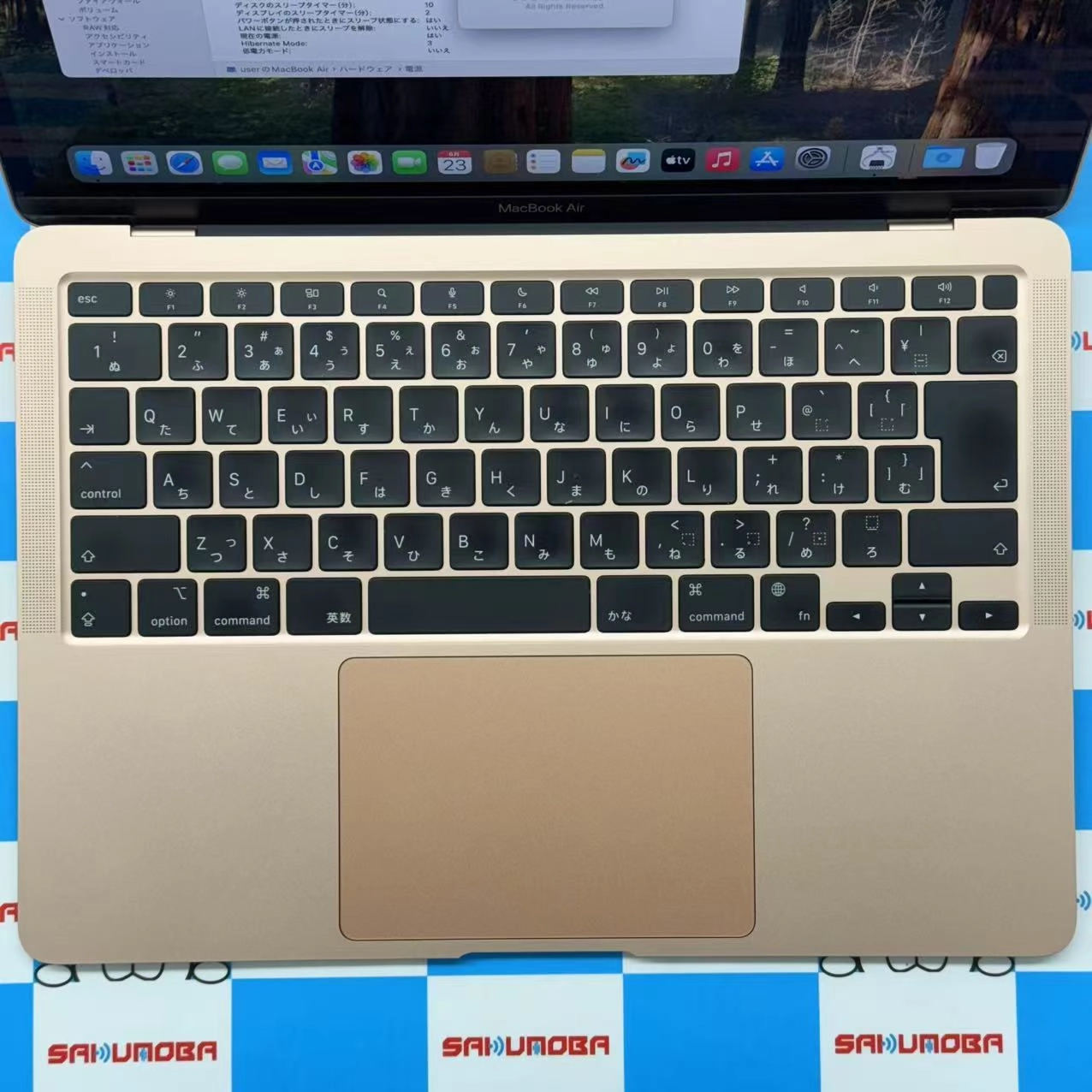 MacBook Air 13インチ 2020 M1 8CPU 8GPU 8GB/512GB ゴールド MGNE3J/A 極美品