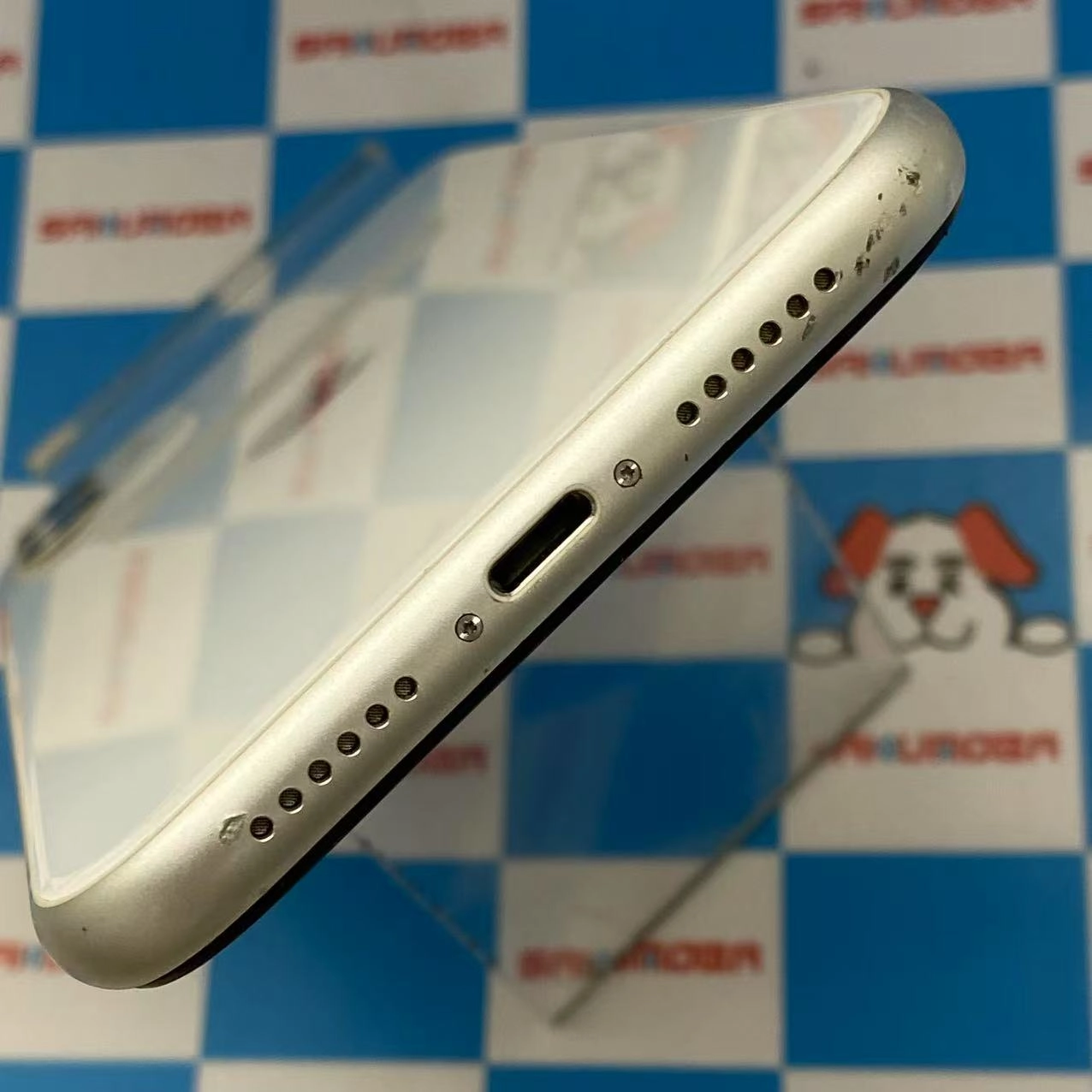 iPhone11 128GB ホワイト MWM22J/A AU版SIMフリー ジャンク品 au