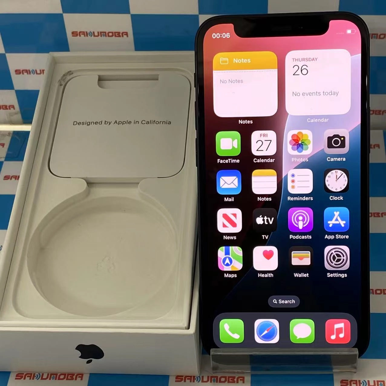 iPhone12 mini 128GB ブラック MGDJ3J/A AU版SIMフリー au