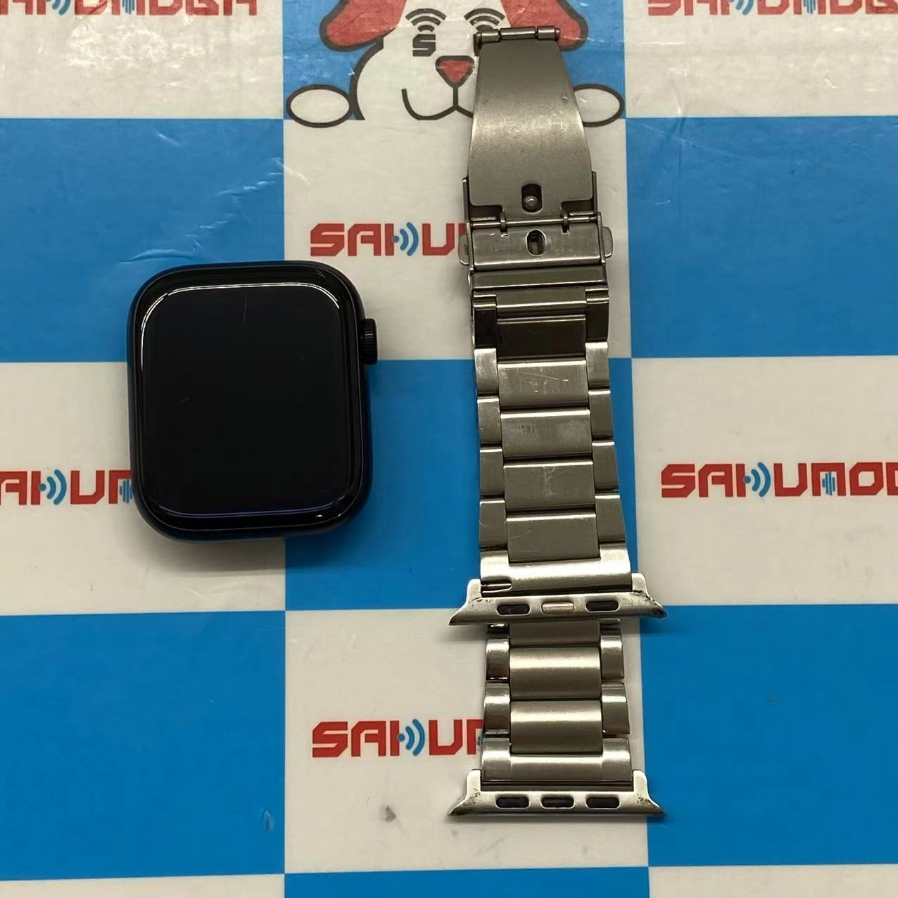 Apple Watch Series8 45mm GPS+Cellularモデル 32GB ミッドナイト MNK43J/A SoftBank版SIMフリー