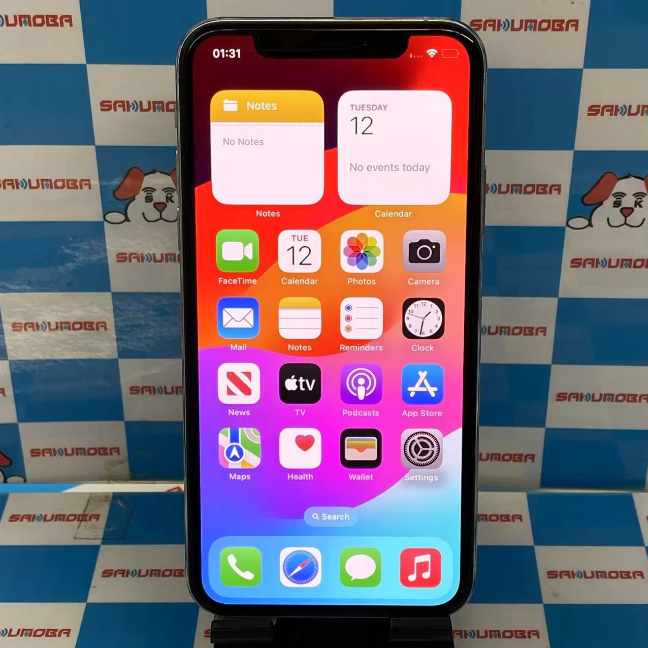 iPhoneXS 256GB シルバー MTE12J/A SoftBank版SIMフリー