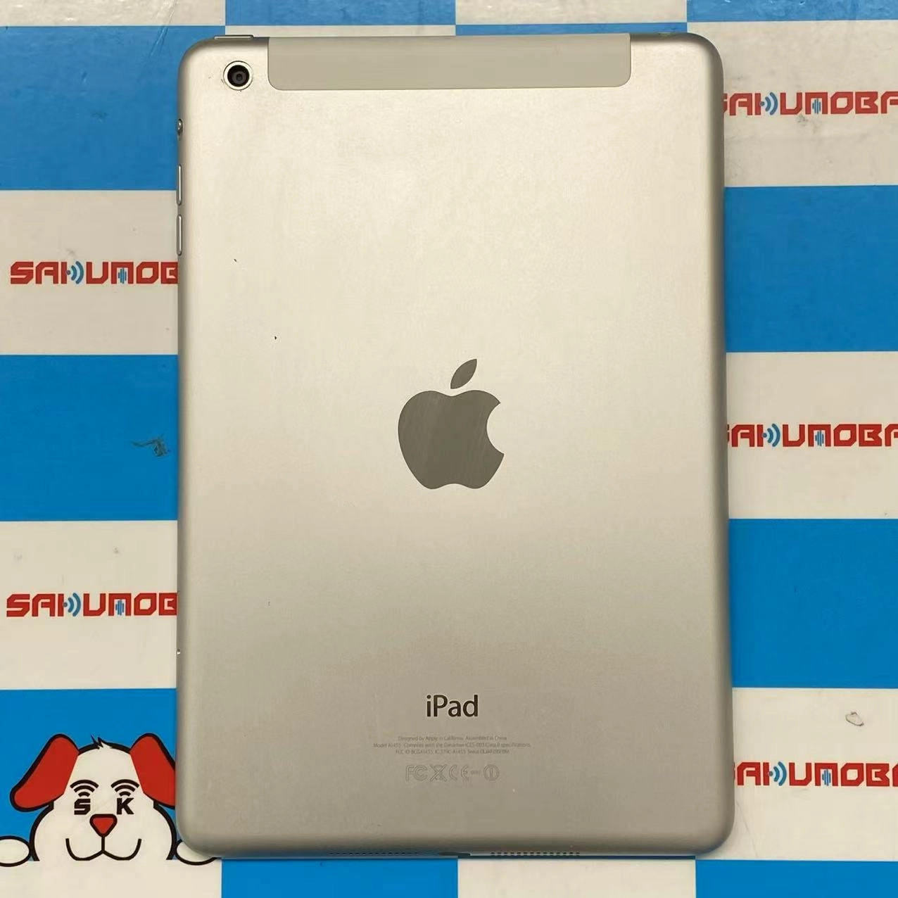 iPad mini 第1世代 Wi-Fi+Cellular 16GB シルバ- MD543ZP/A SIMフリー 訳あり品