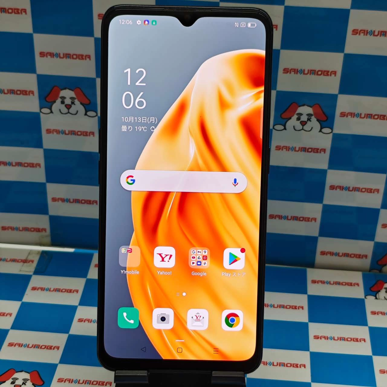 OPPO Reno3 A 6GB/128GB ブラック CPH2013 Y!mobile版SIMフリー 訳あり品