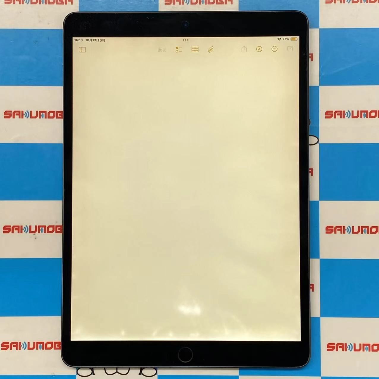 iPad Air 第3世代 Wi-Fiモデル 256GB スペースグレイ MUUQ2J/A ジャンク品