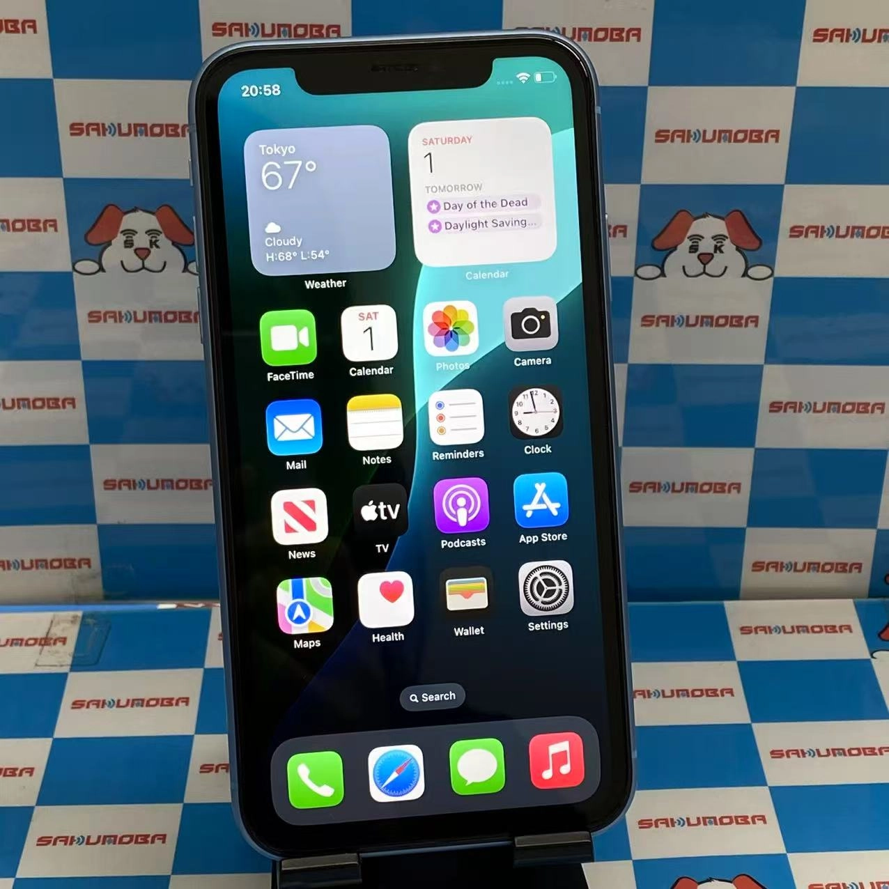 iPhoneXR 256GB ブルー NT112J/A docomo版SIMフリー 美品