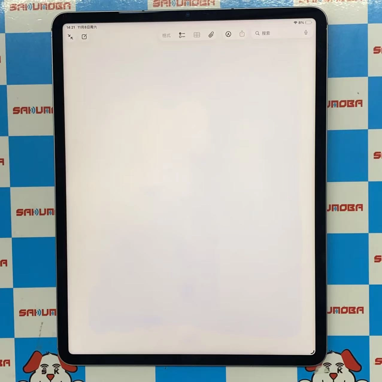 iPad Pro 12.9インチ 第6世代 Wi-Fi+Cellularモデル 128GB MP1X3J/A SIMフリー 訳あり品 スペースグレイ