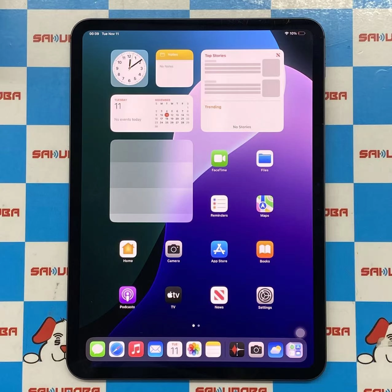 iPad Pro 11インチ 第5世代 Wi-Fiモデル 256GB スペースブラック MVV83J/A ジャンク品