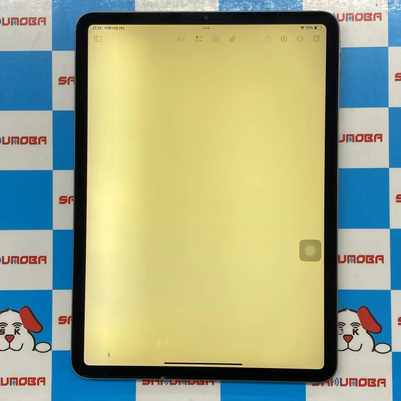 iPad Pro 11インチ 第2世代 Wi-Fiモデル 128GB スペースグレイ MY232J/A ジャンク品