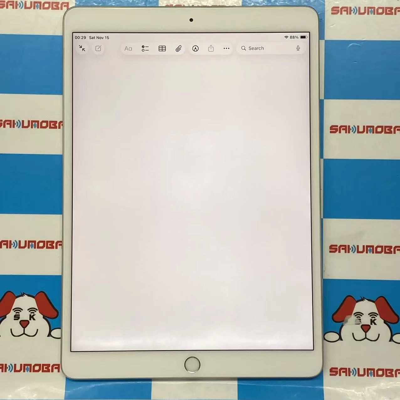 iPad Air 第3世代 Wi-Fiモデル 256GB シルバー MUUR2J/A 訳あり品