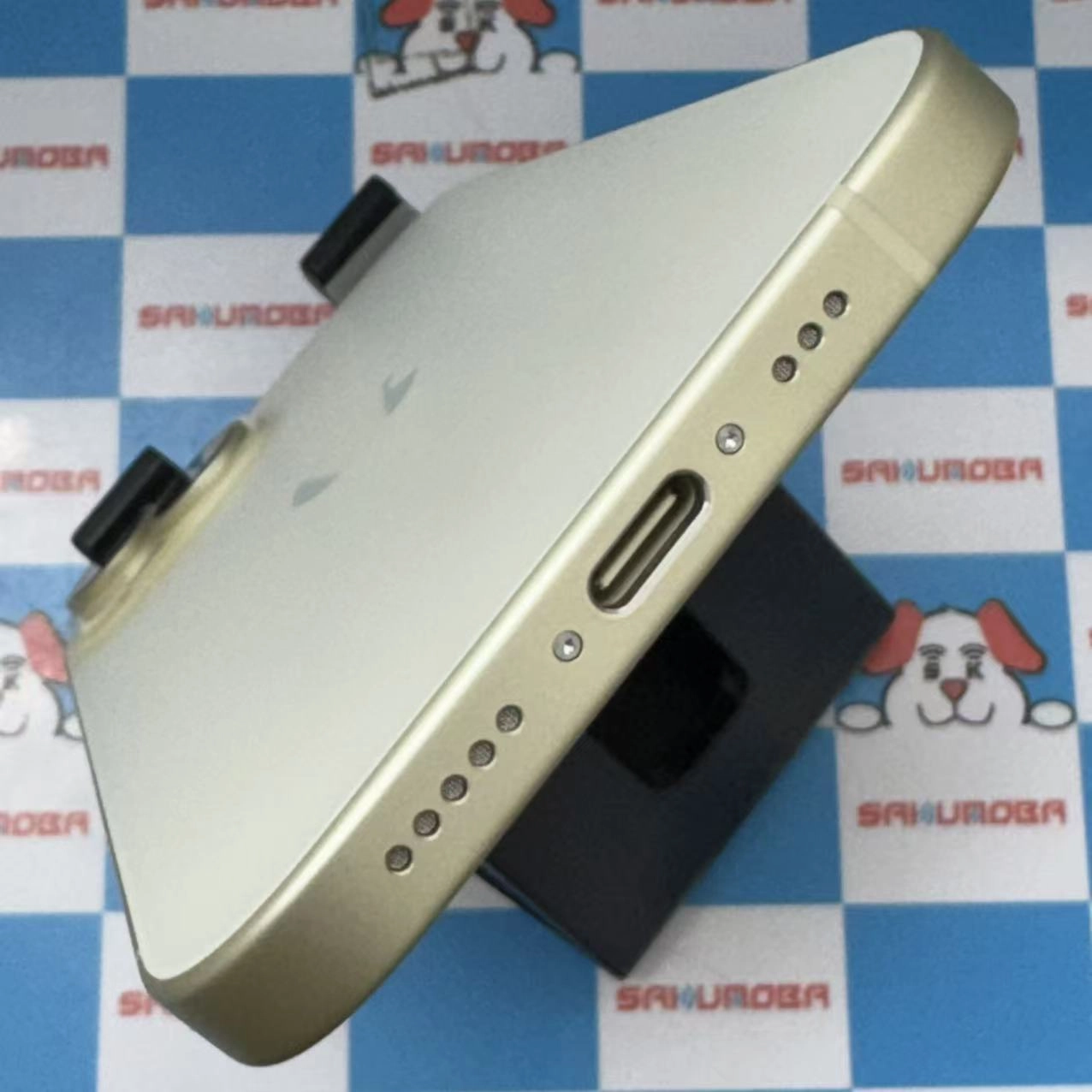 iPhone15 128GB イエロー NTMK3J/A SIMロック解除済 au 交換未使用