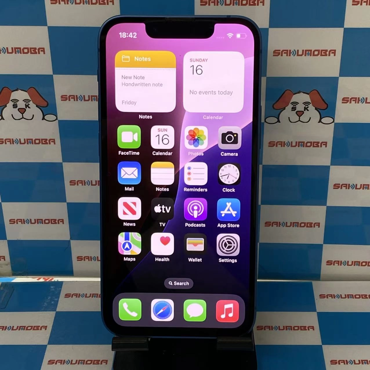 iPhone13 mini 128GB ブルー NLJH3J/A AU版SIMフリー 訳あり交換未使用品