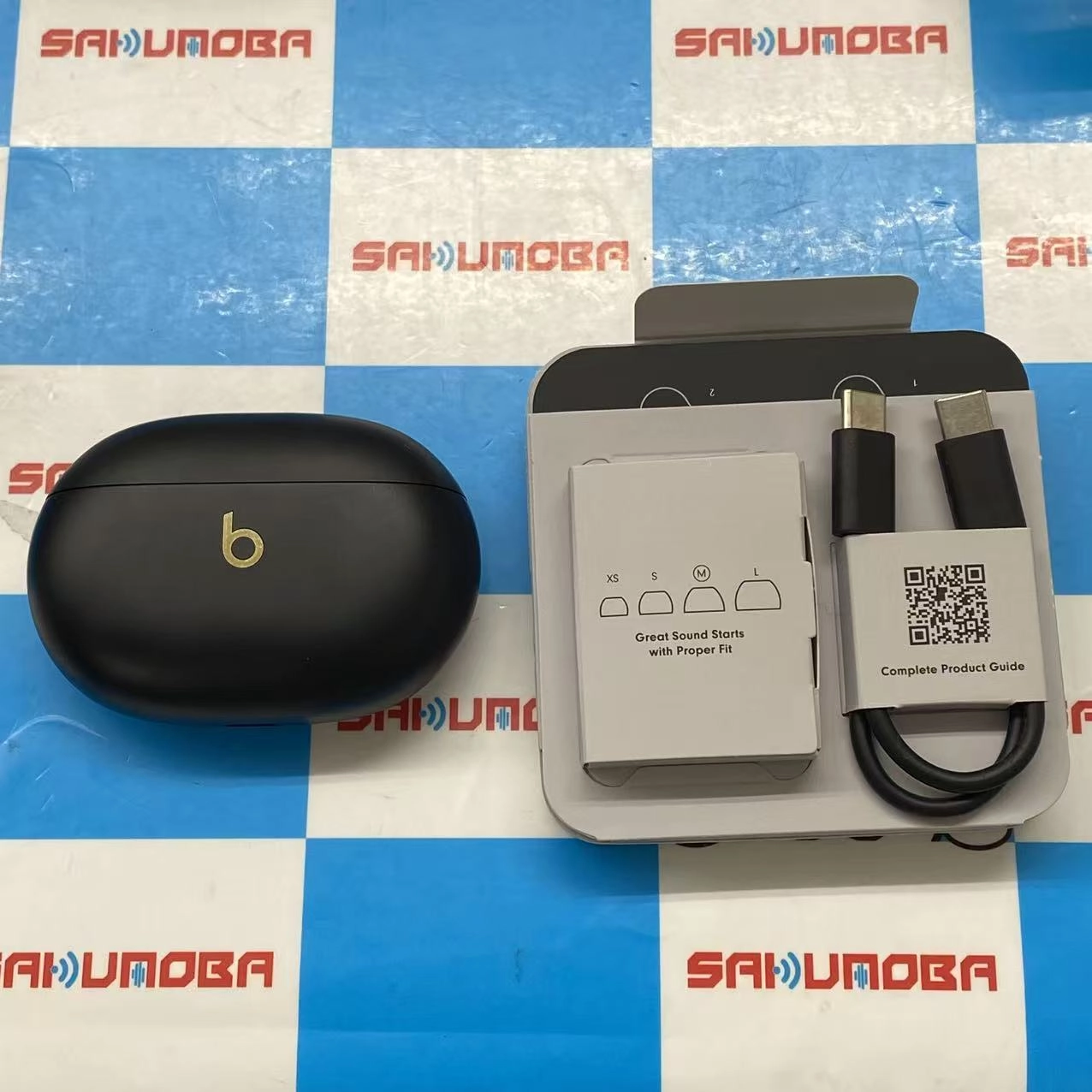 Beats Studio Buds + ブラック/ゴールド MQLH3PA/A美品