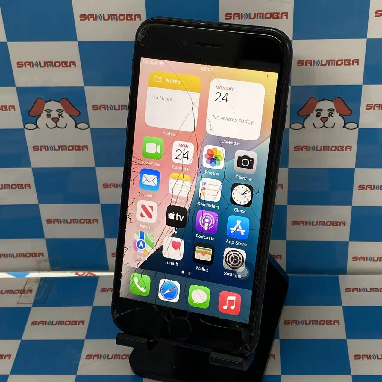 iPhoneSE 第3世代 64GB ミッドナイト MMYC3J/A AU版SIMフリー ジャンク品