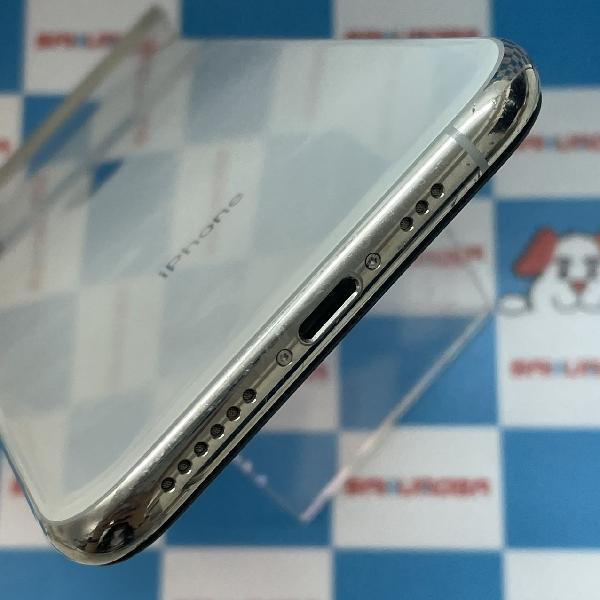 iPhoneX 256GB Silver SIM解除済 ケース付 9ケ月・96%