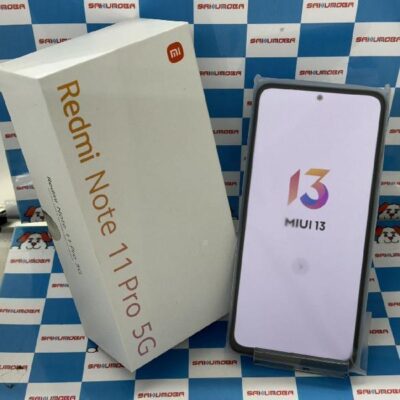 Redmi Note 11 Pro 5G SIMフリー 128GB 2201116SR 未使用品