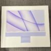 iMac 24インチ M1 2021 8GB 256GGB Z1300005B パープル 未開封品-正面