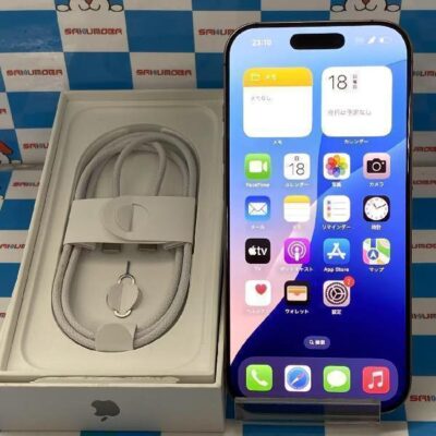 iPhone16 Pro Apple版SIMフリー 256GB MYN23J/A A3292 新品同様